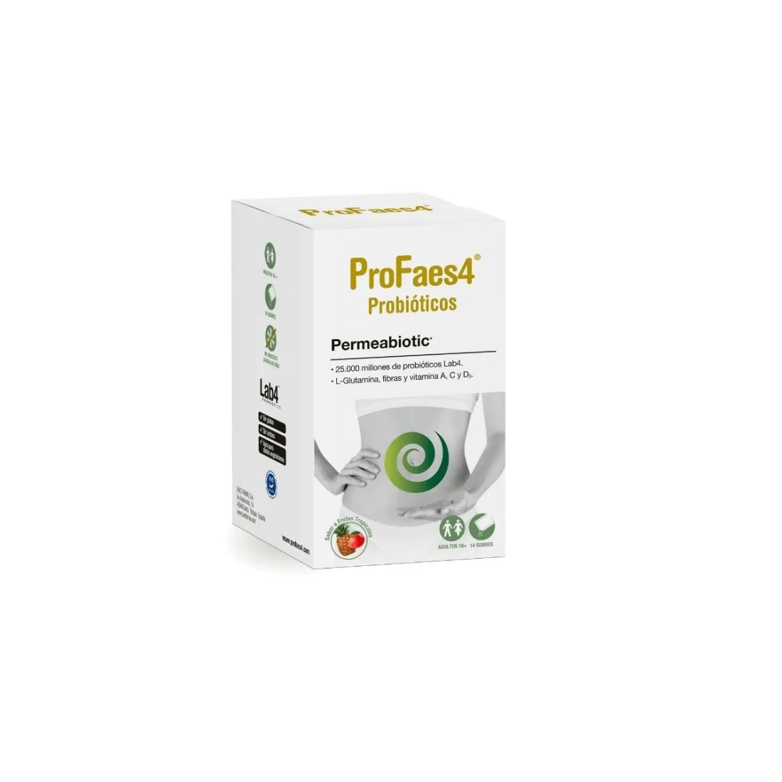 ProFaes4 Probióticos Permeabiotics 14 Sobres