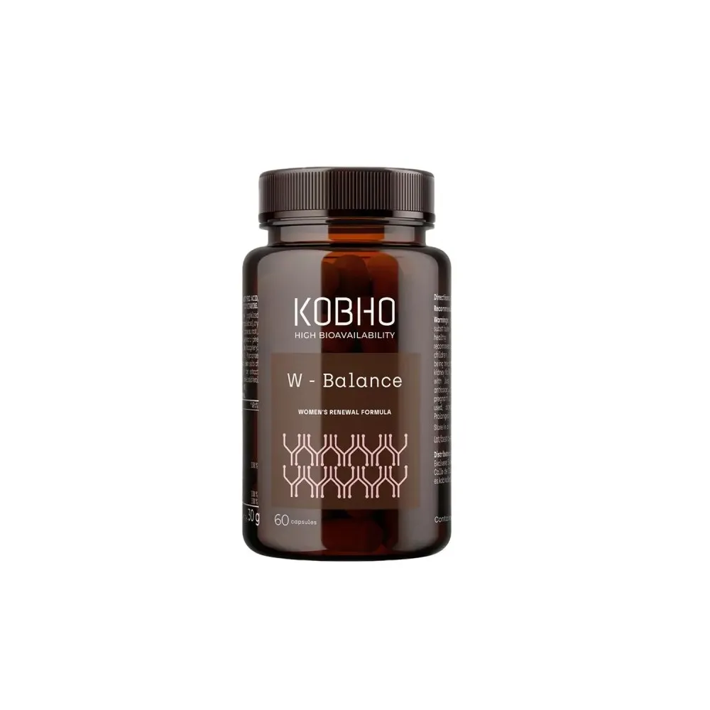 Kobho W Balance 60 Cápsulas | Equilibrio Hormonal Natural Mujer