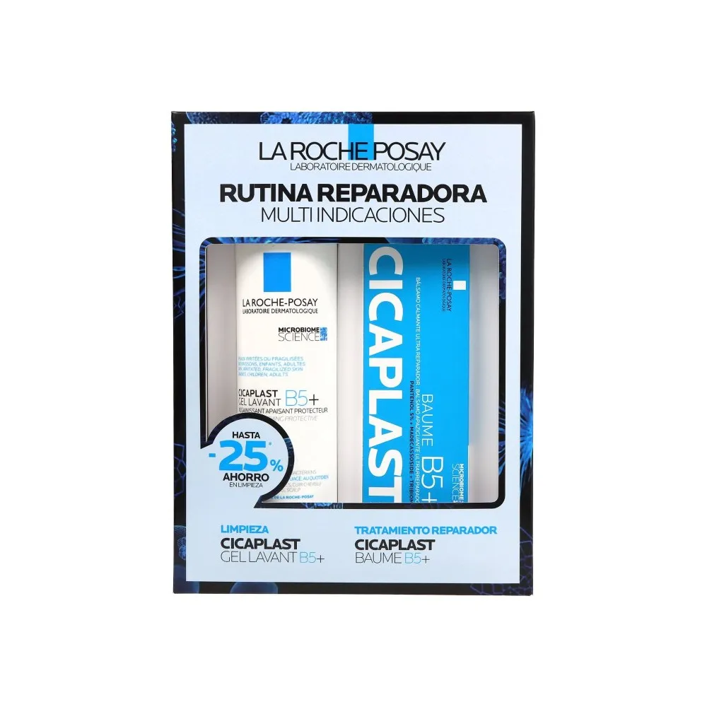 La Roche Posay Cicaplast Pack Gel Lavant B5+ 200ml + Baume B5 40ml