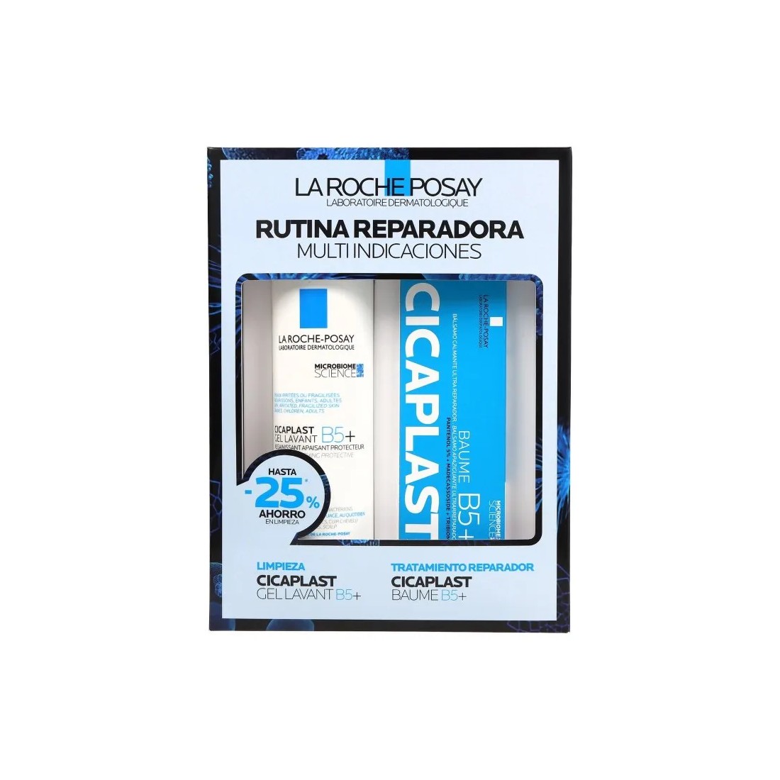 La Roche Posay Cicaplast Pack Gel Lavant B5+ 200ml + Baume B5 40ml