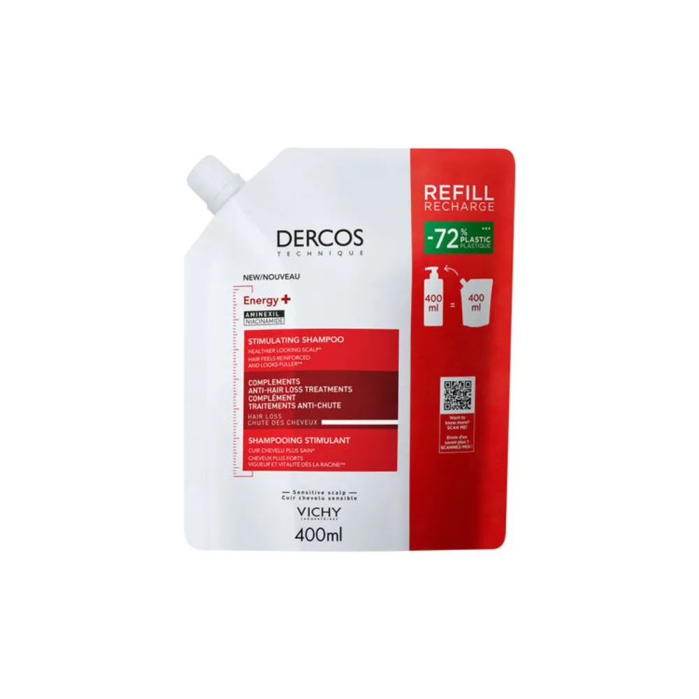 Vichy Dercos Champú Energy+ ECOREFILL 400 ml