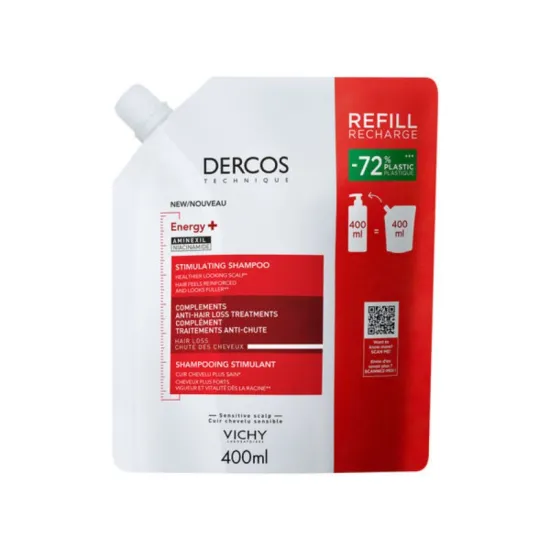 Vichy Dercos Champú Energy+ ECOREFILL 400 ml