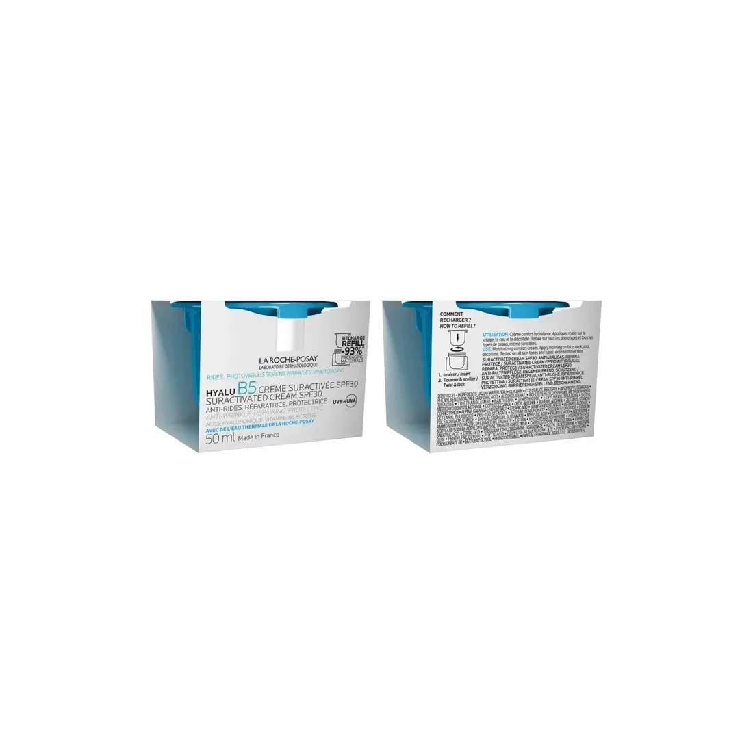 La Roche Posay Hyalu B5 Suractivated Crema SPF30 ECO Recarga 50 Ml