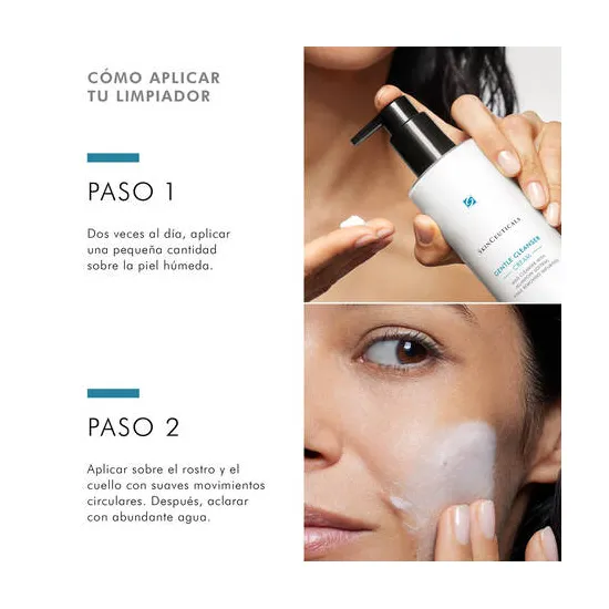 SkinCeuticals Gentle Cleanser Leche Limpiadora 200ml modo de empleo