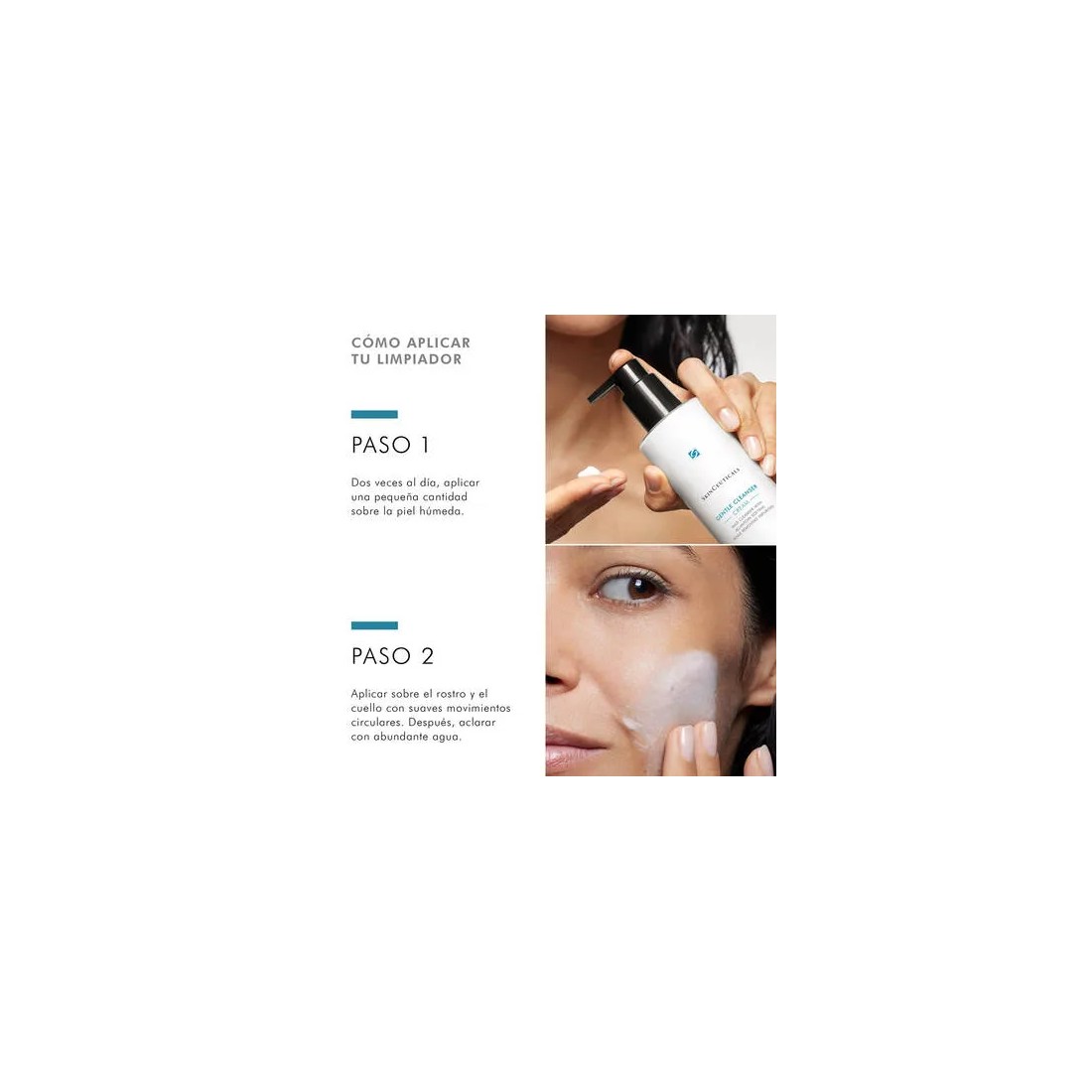 SkinCeuticals Gentle Cleanser Leche Limpiadora 200ml modo de empleo