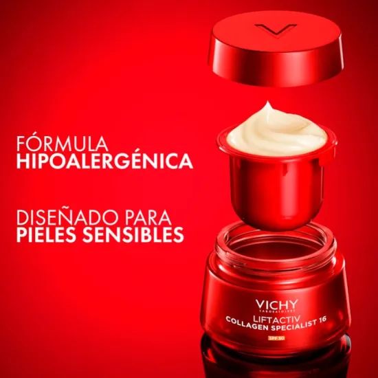 Vichy Liftactiv Collagen 16 Crema SPF50 50ml TEXTURA
