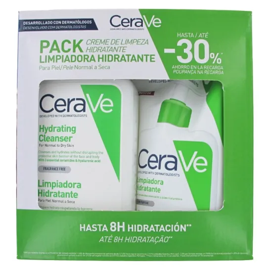 CeraVe Pack Limpiadora Hidratante 473ml + Recambio