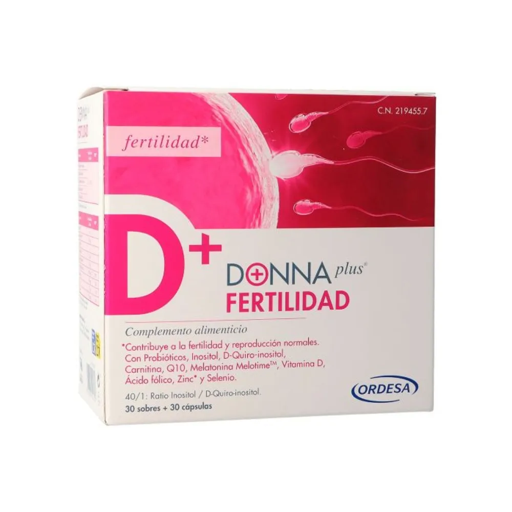 Donnaplus Fertilidad 30 Sobres + 30 Cápsulas