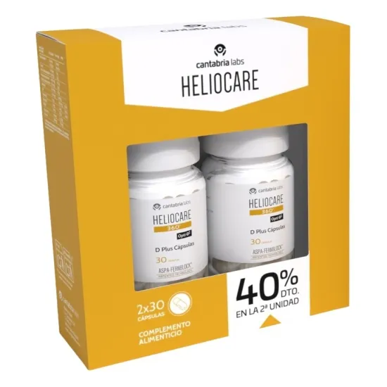 Heliocare 360° D Plus DUPLO 2x30 Cápsulas