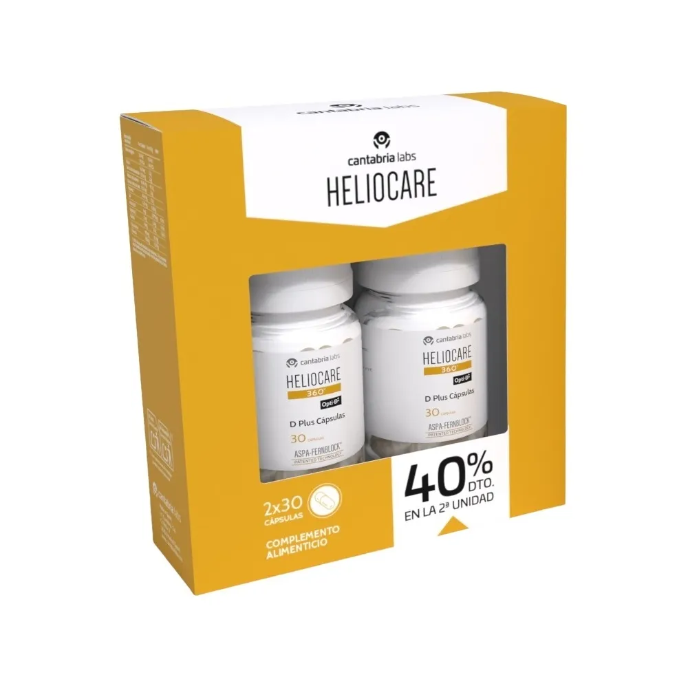Heliocare 360° D Plus DUPLO 2x30 Cápsulas