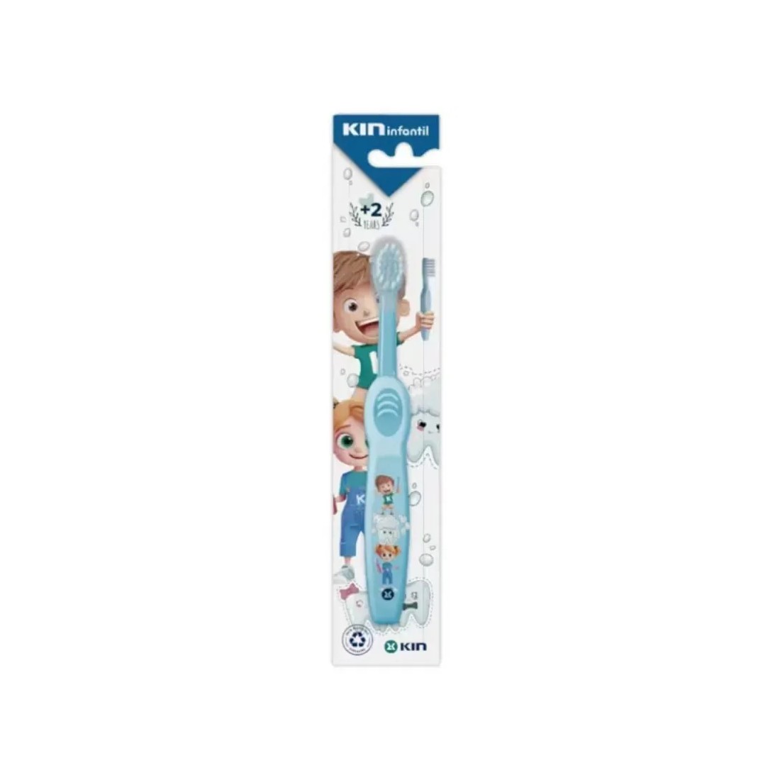 Kin Cepillo De Dientes Infantil +2 Años azul