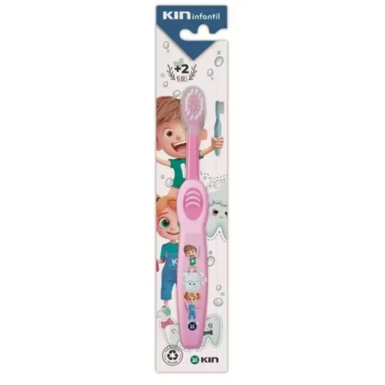 Kin Cepillo De Dientes Infantil +2 Años rosa