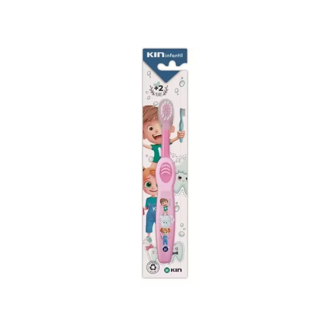 Kin Cepillo De Dientes Infantil +2 Años rosa