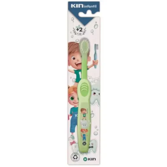 Kin Cepillo De Dientes Infantil +2 Años verde