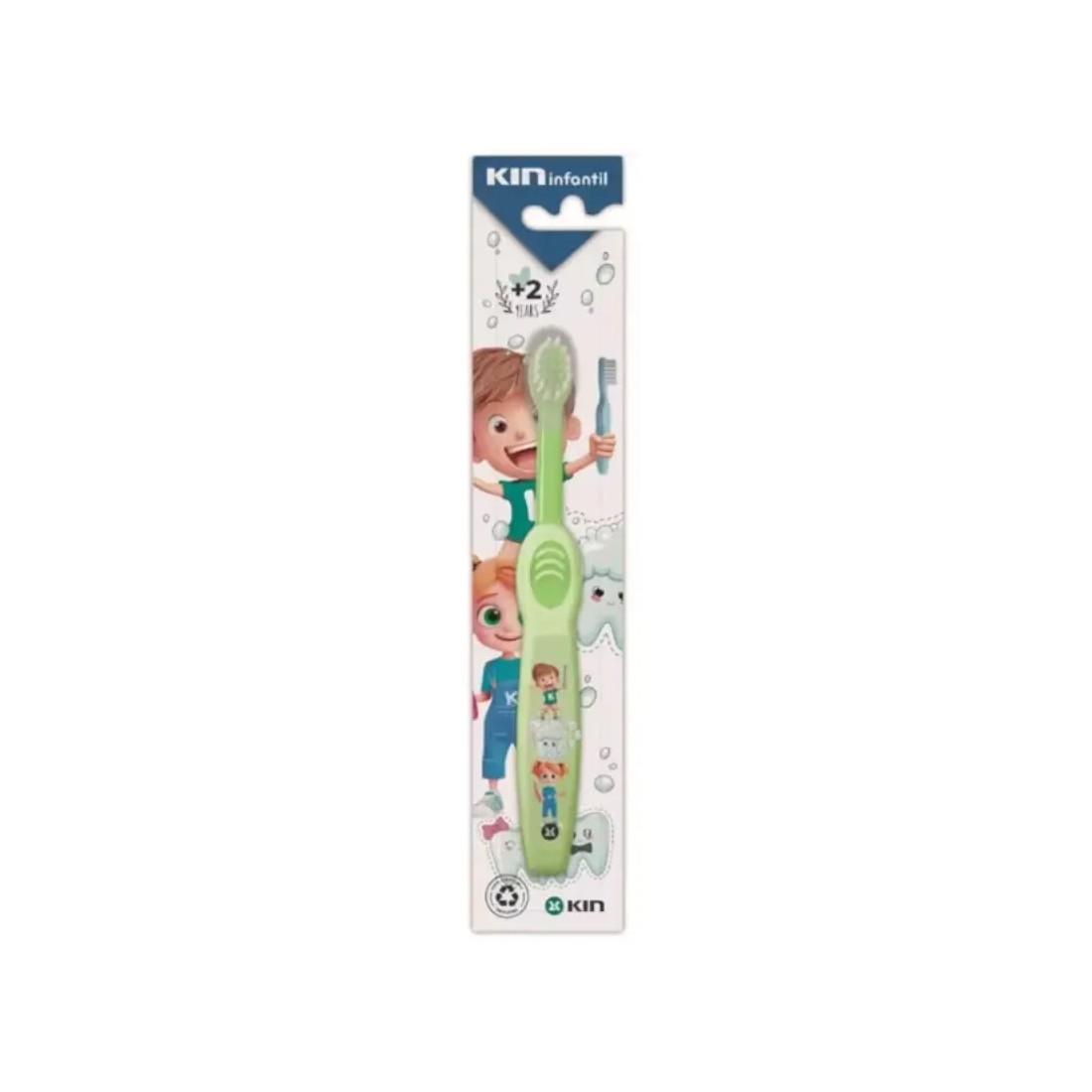 Kin Cepillo De Dientes Infantil +2 Años verde