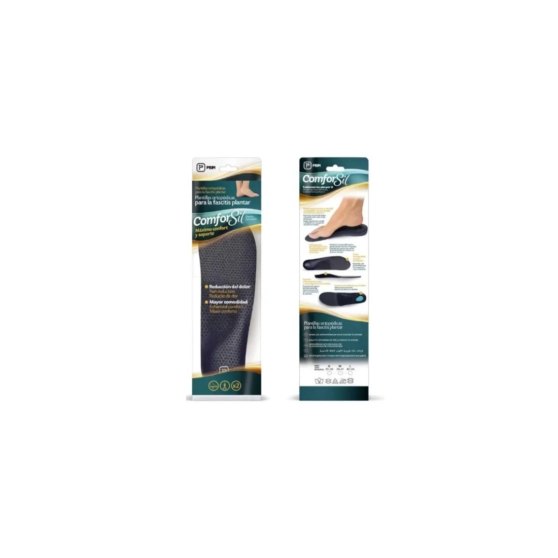 Prim Comforsil Plantilla Fascitis Plantar Talla M