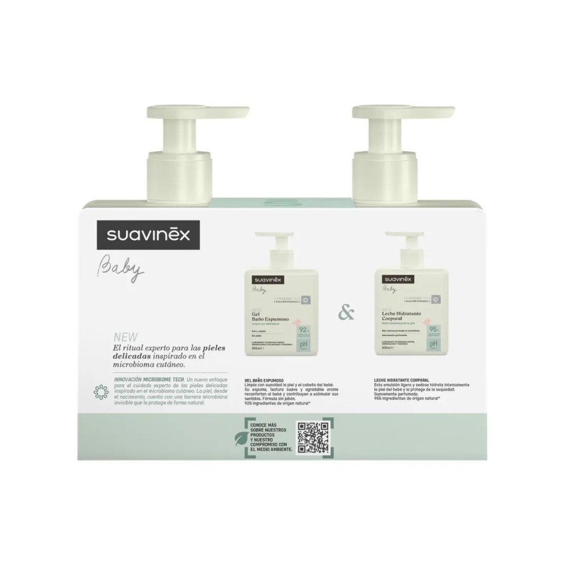 Suavinex Pack Gel Baño Espumoso + Leche Hidratante Corporal