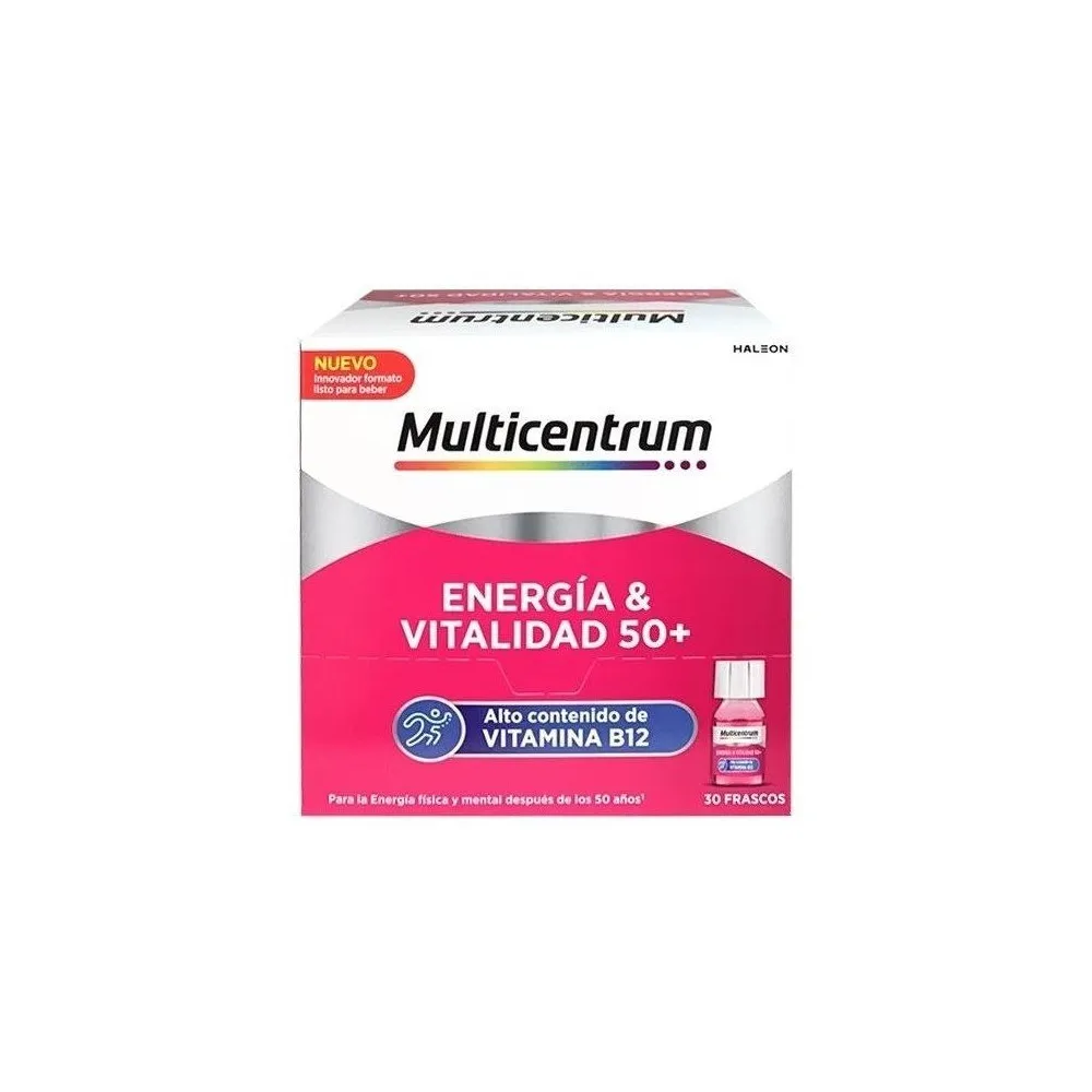 Multicentrum Energía y Vitalidad +50 Años 30 Frascos