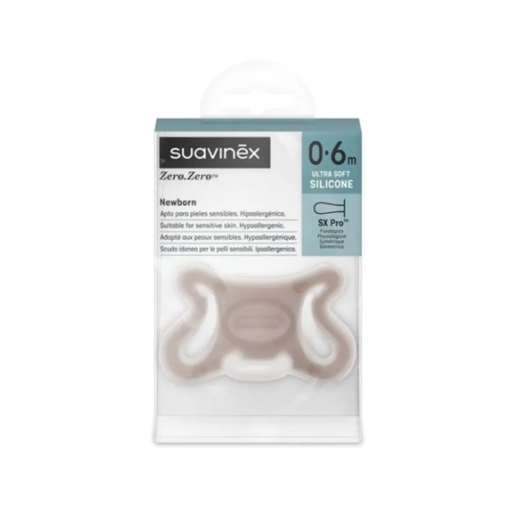Suavinex Zero.Zero Chupete Fisiológico Silicona 0-6M Medium