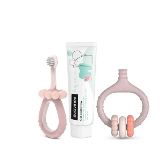 Suavinex Set Inicio Cuidado Dental rosa