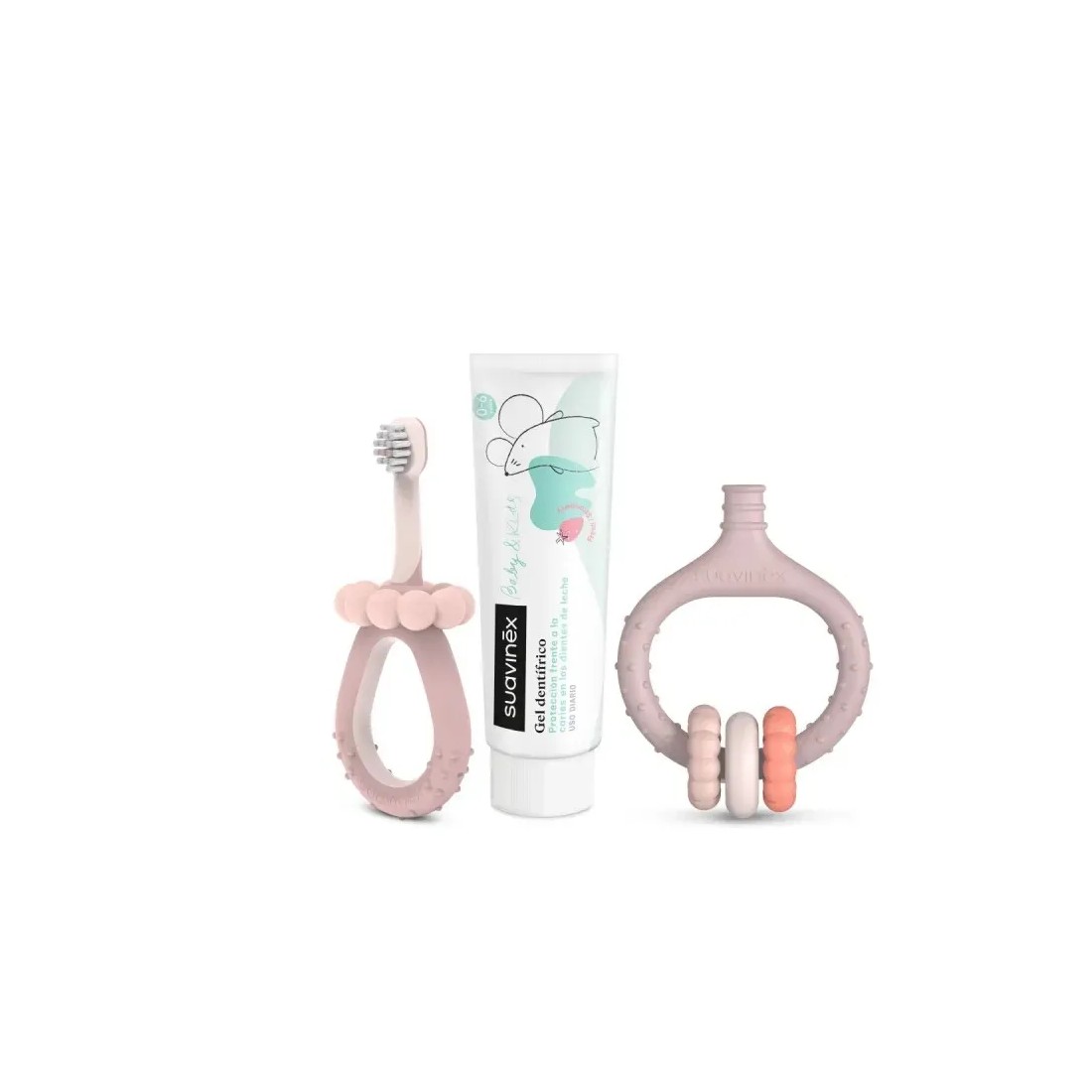 Suavinex Set Inicio Cuidado Dental rosa