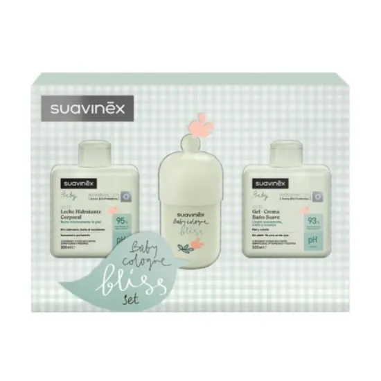 Suavinex Baby Cologne Bliss Set Colonia + Leche Hidratante + Gel-Crema