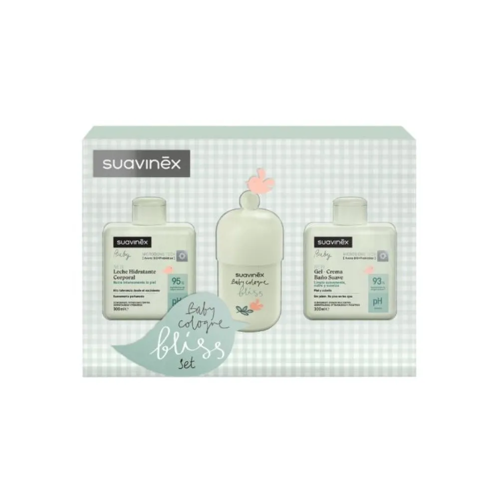 Suavinex Baby Cologne Bliss Set Colonia + Leche Hidratante + Gel-Crema