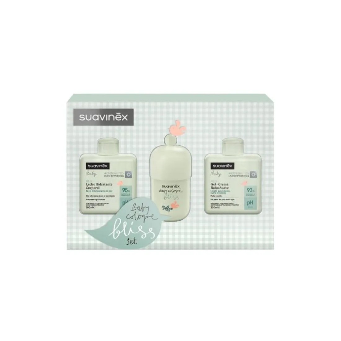 Suavinex Baby Cologne Bliss Set Colonia + Leche Hidratante + Gel-Crema
