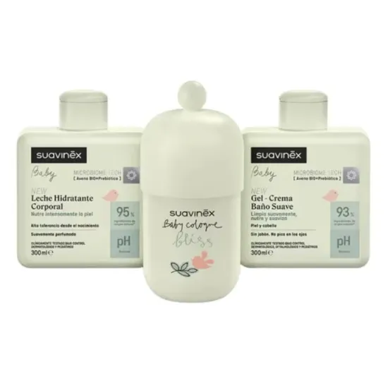 Suavinex Baby Cologne Bliss Set Colonia + Leche Hidratante + Gel-Crema productos