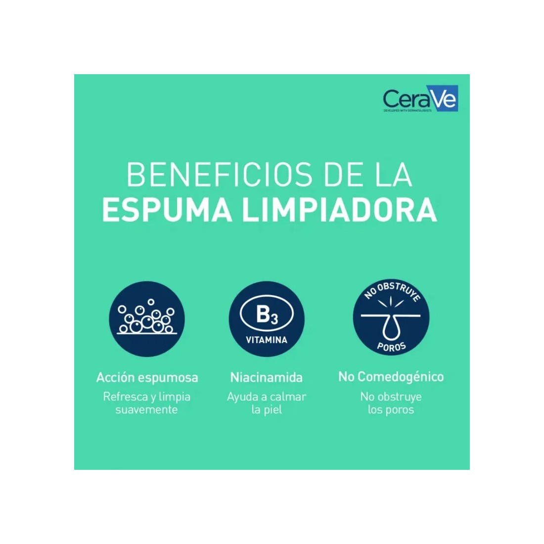 Cerave Gel Limpiador Espumoso 88ml BENEFICIOS