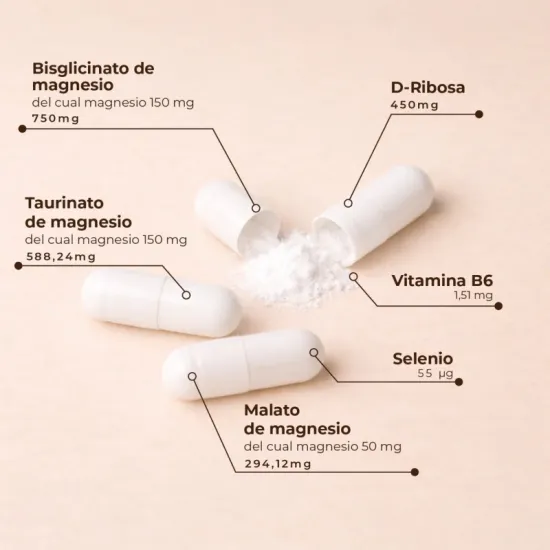 Kobho Trimagnesium 90 Cápsulas componentes