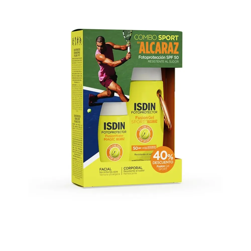 Isdin Pack Sport Fusion Water Magic SPF50+ 50 Ml + Gel Sport SPF50+ 100Ml by Alcaraz