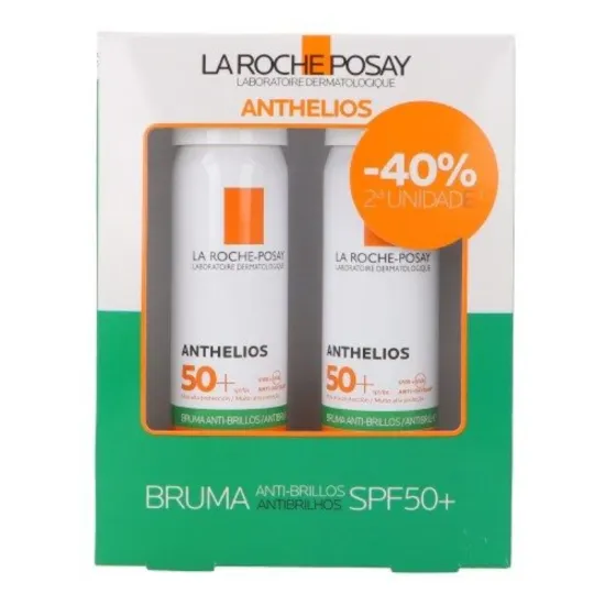 La Roche Posay Anthelios Duplo Bruma Facial Antibrillos SPF50+ 2x75ml