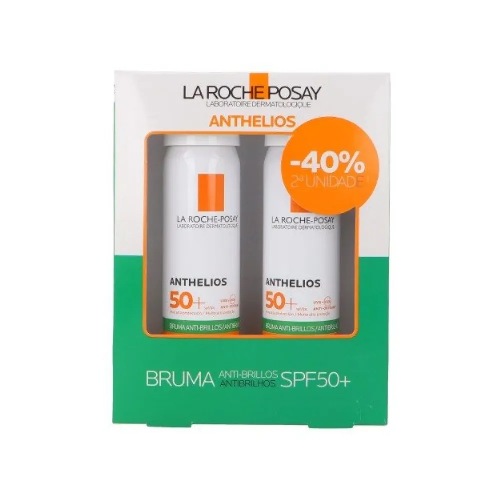 La Roche Posay Anthelios Duplo Bruma Facial Antibrillos SPF50+ 2x75ml