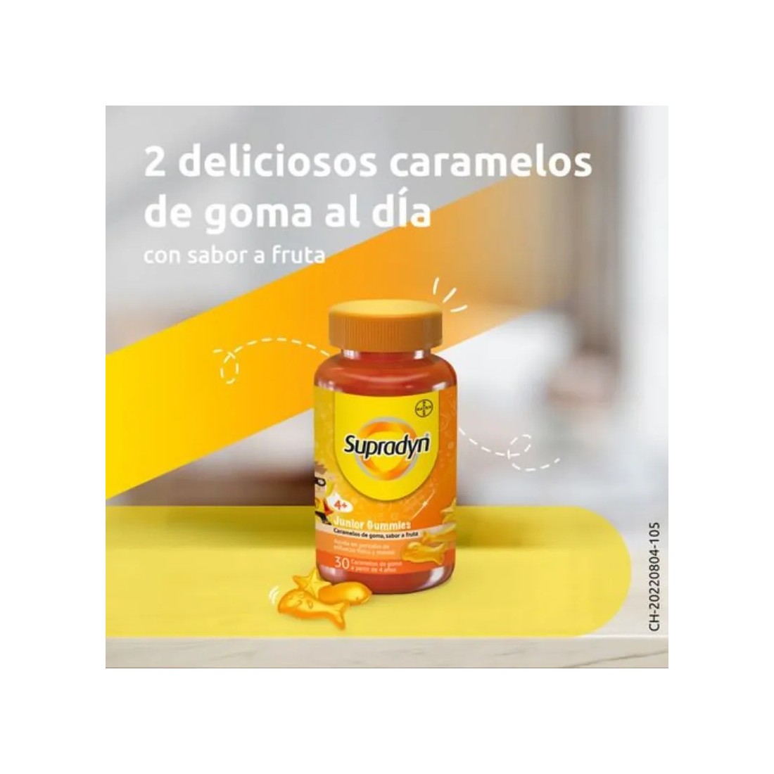 Supradyn Junior Gummies Comprimidos Masticables 30 uds como tomar