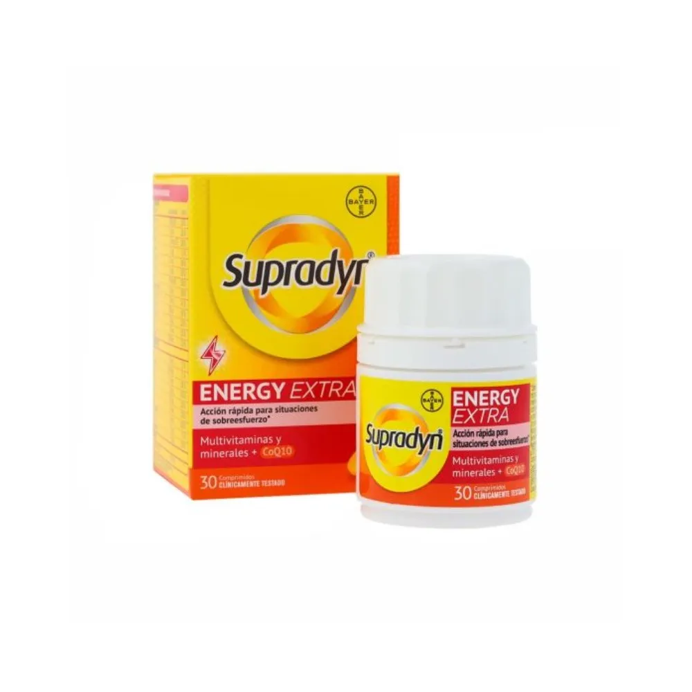 Supradyn Energy Extra 30 Comprimidos presebtación