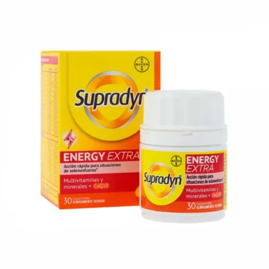 Supradyn Energy Extra 30 Comprimidos presebtación