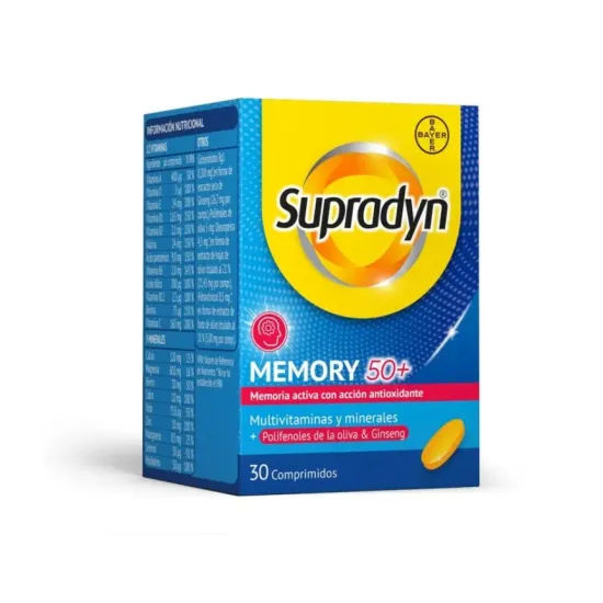 Supradyn Memory 50+ 30 Comprimidos