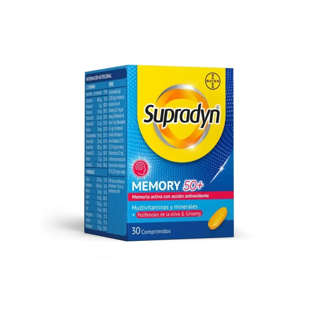 Supradyn Memory 50+ 30 Comprimidos
