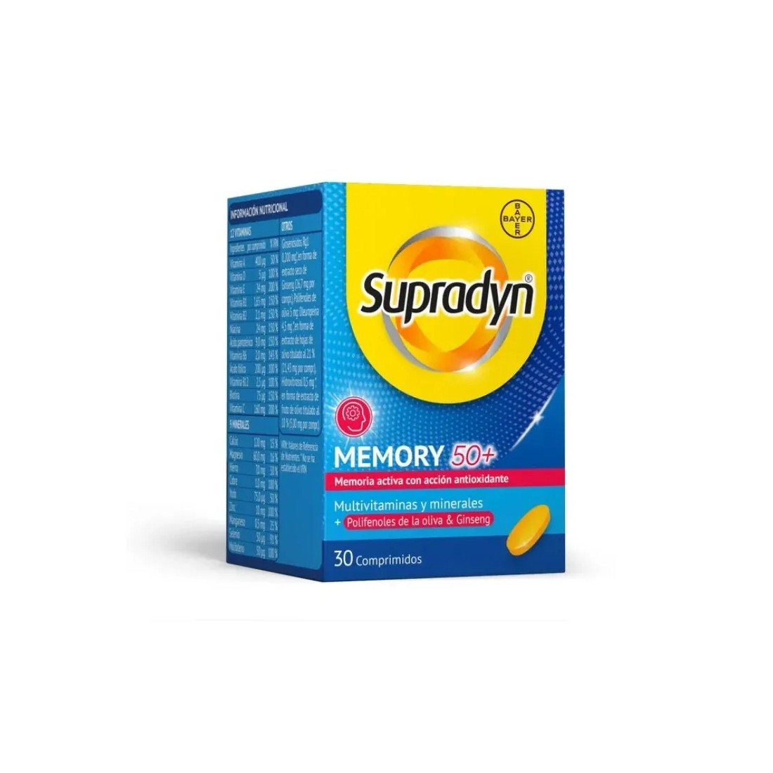 Supradyn Memory 50+ 30 Comprimidos