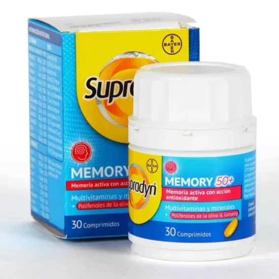 Supradyn Memory 50+ 30 Comprimidos | Memoria | Comprar
