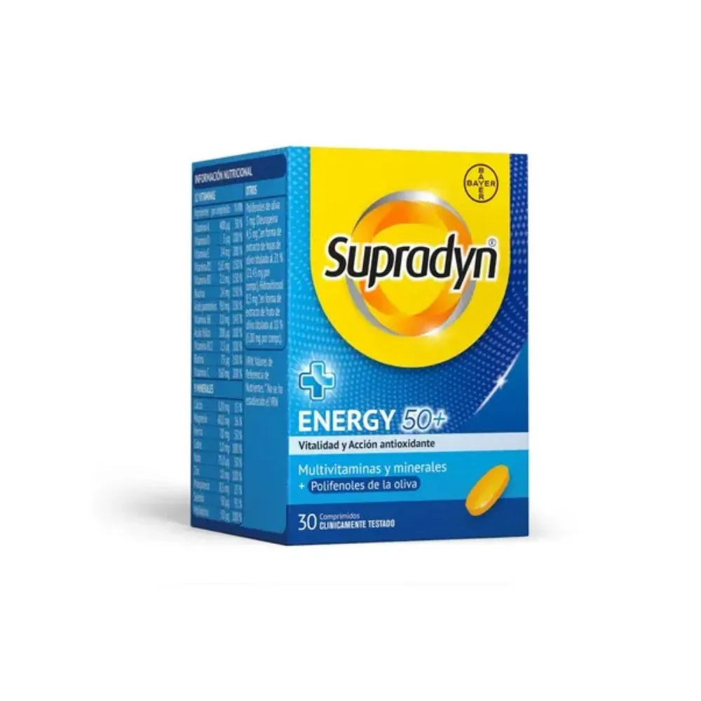 Supradyn Energy 50+ 30 Comprimidos
