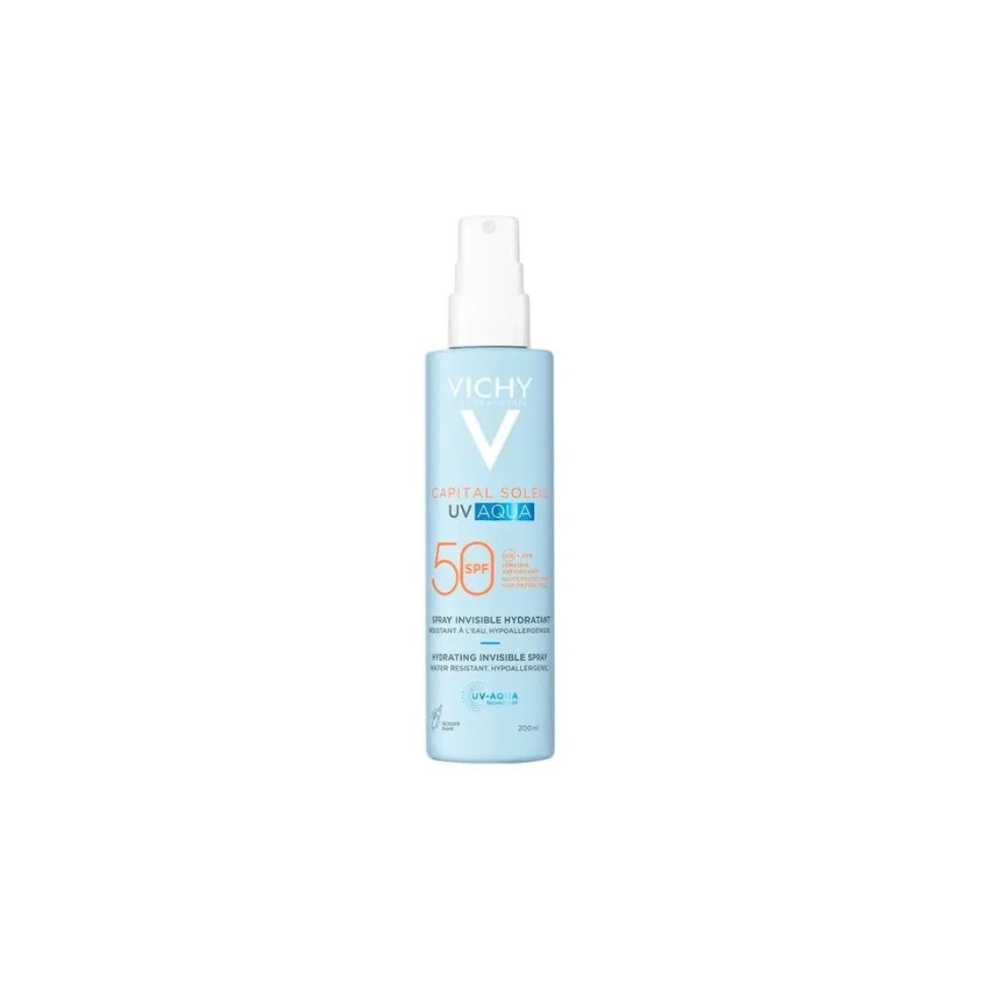 Vichy Capital Soleil Uv Aqua Spray Hidratante Invisible Spf50 200ml| Protector Solar