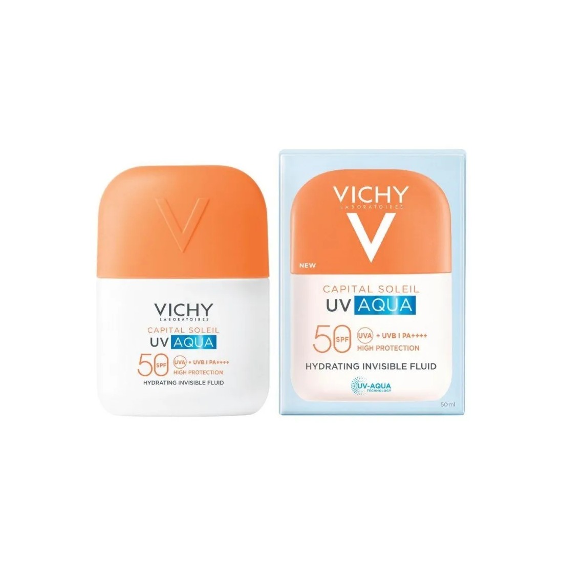 Vichy Capital Soleil Aqua Fluido SPF50 50ml presentación