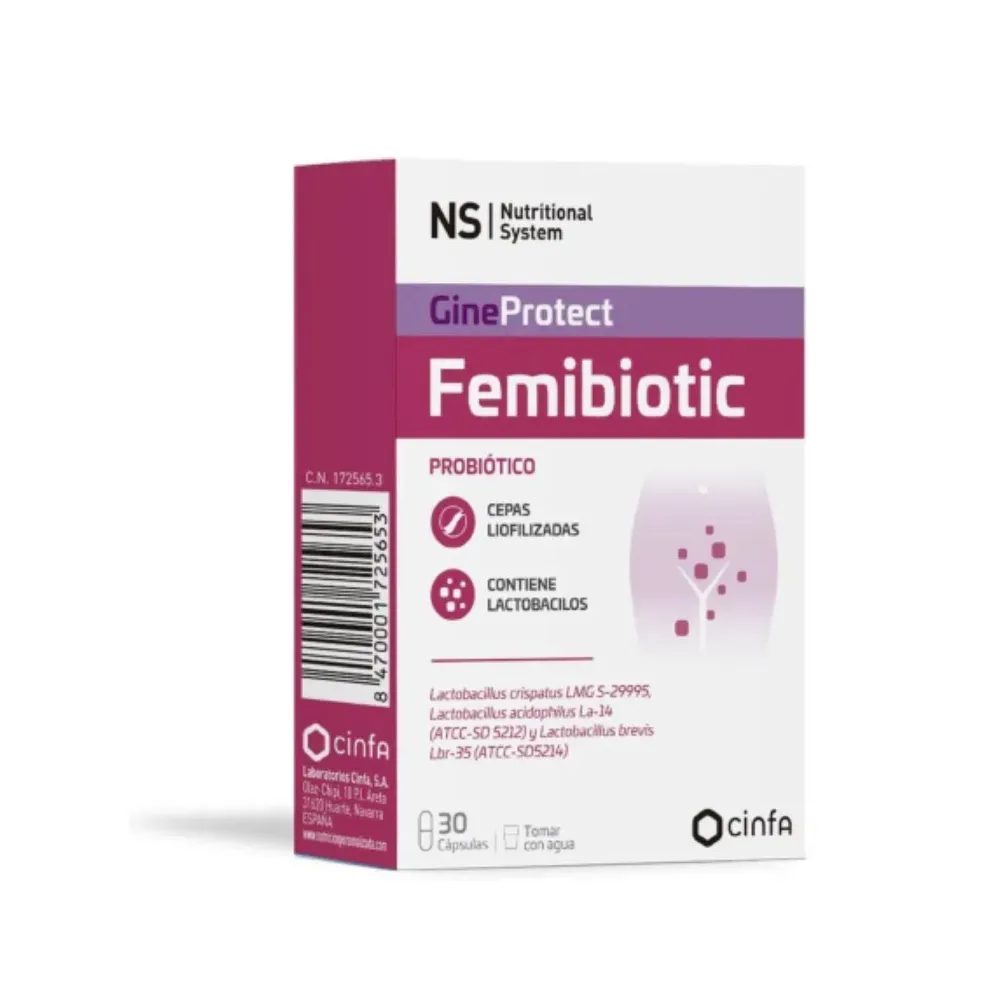 NS GineProtect Femibiotic 30 Cápsulas