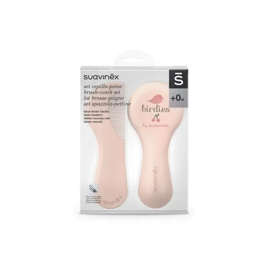 Suavinex Set Cepillo-Peine Rosa