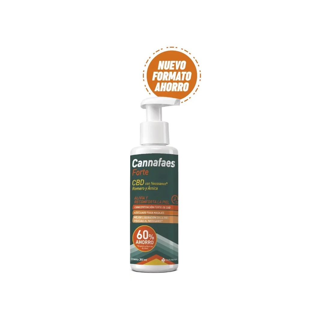 Cannafaes Forte Crema Dosificador 300ml