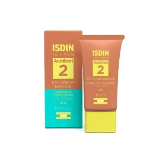 Isdin Acniben CC+ Cream Bronze SPF30 40ml | Piel Acneica | Comprar
