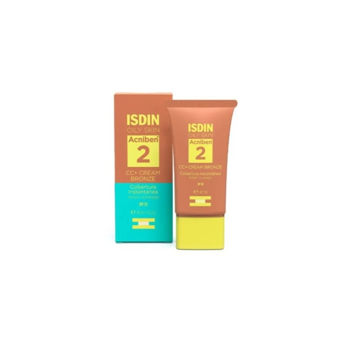 Isdin Acniben CC+ Cream Bronze SPF30 40ml | Piel Acneica | Comprar