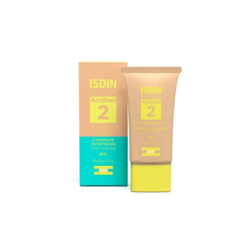 Isdin Acniben CC+ Cream SPF30 Tono Claro 40ml| Piel Acneica | Comprar